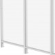 Panel boczny z aluminium i przezroczystego poliwęglanu do zadaszenia tarasowego biały 2,5m X-METAL