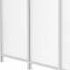 Panel boczny z aluminium i poliwęglanu 4mm do zadaszenia tarasowego biały 2,5m X-METAL