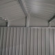 Metalowy domek narzędziowy ROKA 2,1x1,5m stal galwanizowana + zestaw kotw - X-METAL