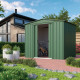 Domek ogrodowy ze stali 4,1 m² Dream zielony - Globel