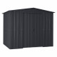 Domek ogrodowy ze stali Dream 2,34x2,37m antracytowy - Globel