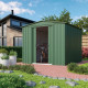 Domek ogrodowy ze stali 5,55 m² Dream zielony - Globel