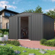 Domek ogrodowy ze stali 8,82 m² Dream antracytowy - Globel