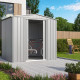 Domek ogrodowy ze stali 4,1 m² Tower szary metalik - Globel