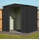 Domek ogrodowy ze stali Tower 2,96x2,37m antracytowy - Globel