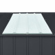 Półprzezroczysty panel dachowy Skylight do dużych domków Globel