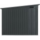 Metalowa wiata na rowery 1,9x1,9m antracytowa + zestaw kotw mocujących - X-METAL