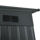 Metalowa wiata na rowery 1,9x1,9m antracytowa + zestaw kotw mocujących - X-METAL
