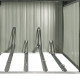 Metalowa wiata na rowery 1,9x1,9m antracytowa + zestaw kotw mocujących - X-METAL