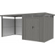 Dodatkowe panele ścienne ze stali ocynkowanej 0,4 mm do domku KOSTO 6,3m² - X-METAL