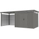 Dodatkowe panele ścienne ze stali ocynkowanej 0,4 mm do domku KOSTO 6,3m² - X-METAL