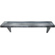 Półka stalowa ocynkowana 80x20cm z wspornikami ażurowymi - X-METAL