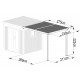 Ocynkowana wiata stalowa w kolorze szarym 275x230cm do domku KOSTO 5,29m² lub 6,76m² - X-METAL