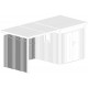 Dodatkowe panele ścienne ze stali ocynkowanej 0,4 mm do domku KOSTO 6,3m² - X-METAL
