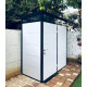 Domek ogrodowy modułowy z czarnymi profilami 2x1 m + podstawa - Everbox