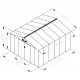 Metalowy domek narzędziowy PLUS 3,3x3,7m szary antracytowy + zestaw kotw mocujących - X-METAL
