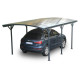 Wiata garażowa z aluminium i poliwęglanu 6 mm antracyt 3x5,8 m - X-METAL