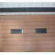 Domek ogrodowy + taras z drewna kompozytowego 28 mm o wyglądzie drewna 15 m² PREMIUM - Woodlife Garden