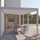 Aluminiowa pergola bioklimatyczna Ombrea VS 3x6 m biała