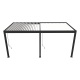 Aluminiowa pergola bioklimatyczna Ombrea VS 3x6 m antracytowo-szara, białe lamele