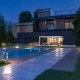 Przyścienna pergola bioklimatyczna z aluminium 4x6 m - biała - Ombrea VS