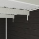 Domek z drewna kompozytowego 28 mm ciemnoszary 386x292 cm z dachem jednospadowym PREMIUM - Woodlife Garden