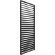Panel wentylacyjny ze stałymi listwami - 123cm - czarny grafit - X-METAL