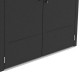 Metalowa wiata na 3 rowery KOSTO 1,3x2,1m antracytowa - X-METAL