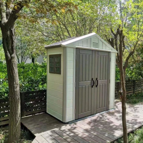 Domek ogrodowy SunLife z polietylenu 2,75m² + podłoga - Jôbu