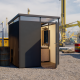 Domek ogrodowy modułowy 2x2 m antracytowy + podstawa - Everbox