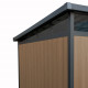 Domek ogrodowy z drewna kompozytowego 19,2mm imitacja drewna 237x223 cm WINSTON - Woodlife Garden
