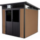 Domek ogrodowy z drewna kompozytowego 19,2mm imitacja drewna 237x223 cm WINSTON - Woodlife Garden