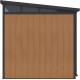 Domek ogrodowy z drewna kompozytowego 19,2mm imitacja drewna 237x223 cm WINSTON - Woodlife Garden