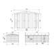 Garaż z drewna nieimpregnowanego 18 m² - baliki 17 mm - Timbela