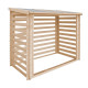 Drewutnia z drewna nieimpregnowanego 228x130 cm - baliki 19mm -Timbela