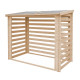 Drewutnia z drewna nieimpregnowanego 228x130 cm - baliki 19mm -Timbela