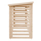 Drewutnia z drewna nieimpregnowanego 228x130 cm - baliki 19mm -Timbela