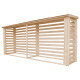 Drewutnia z drewna nieimpregnowanego 456x100 cm - baliki 19 mm - Timbela