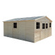 Domek ogrodowy z balików 17 mm - 401x493 cm - z podłogą - Timbela