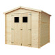 Domek ogrodowy 220x220 cm - baliki 19 mm - bez podłogi - Timbela