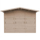 Drewniany domek handlowy 6 m² - baliki 17 mm - 3 okna - Timbela