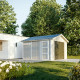 Garaż z nieimpregnowanego drewna 13 m² - panele LP® SmartSide® - Timbela