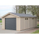 Garaż z nieobrobionego drewna 21 m² - panele LP® SmartSide® - Timbela