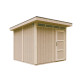 Domek ogrodowy 6 m² z nieimpregnowanego w kolorze Terra Brown - panele LP® SmartSide® - Timbela