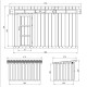 Domek ogrodowy 9 m² z nieimpregnowanego w kolorze Cavern Steel - panele LP® SmartSide® - Timbela