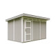 Domek ogrodowy 9 m² z nieimpregnowanego w kolorze Tundra Grey - panele LP® SmartSide® - Timbela