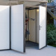 Podwójne drzwi zastępujące pojedyncze drzwi w kolorze czarnym - Everbox
