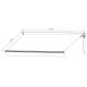 Markiza elektryczna 350x250 cm DECO antracytowa tkanina poliestrowa - X-METAL