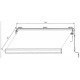 Markiza elektryczna 500x300cm LUXO antracytowa tkanina poliestrowa - X-METAL