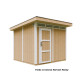 Domek ogrodowy 6 m² z nieimpregnowanego w kolorze Harvest Honey - panele LP® SmartSide® - Timbela
